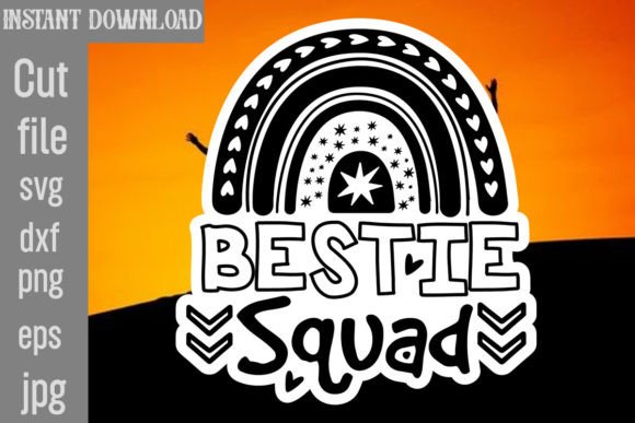 Bestie Squad SVG Cut File: A Designer's Review