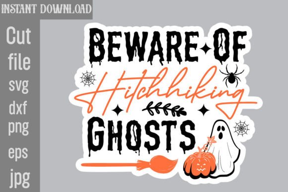 Beware of Hitchhiking Ghosts SVG Cut File Review
