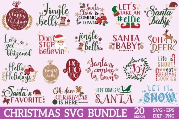 Funny Christmas PNG Bundle Christmas SVG Review