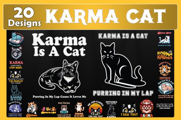 Funny Karma Cat SVG Bundle: A Designer Review