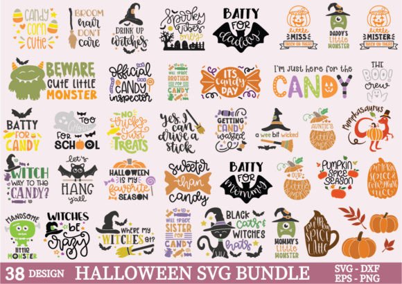 Halloween SVG Bundle, Pumpkin, Witch PNG Review