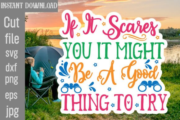 If It Scares You It Might Be a Good Thing Embroidery Review