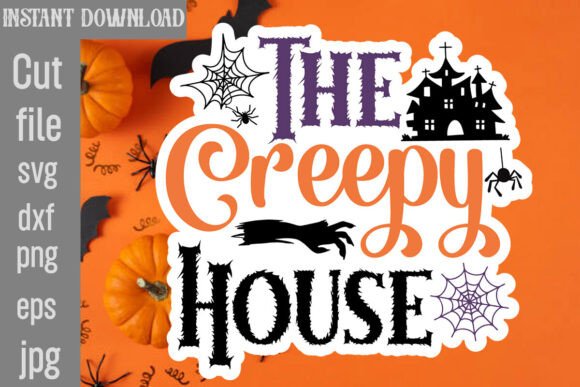 The Creepy House SVG Cut File Review